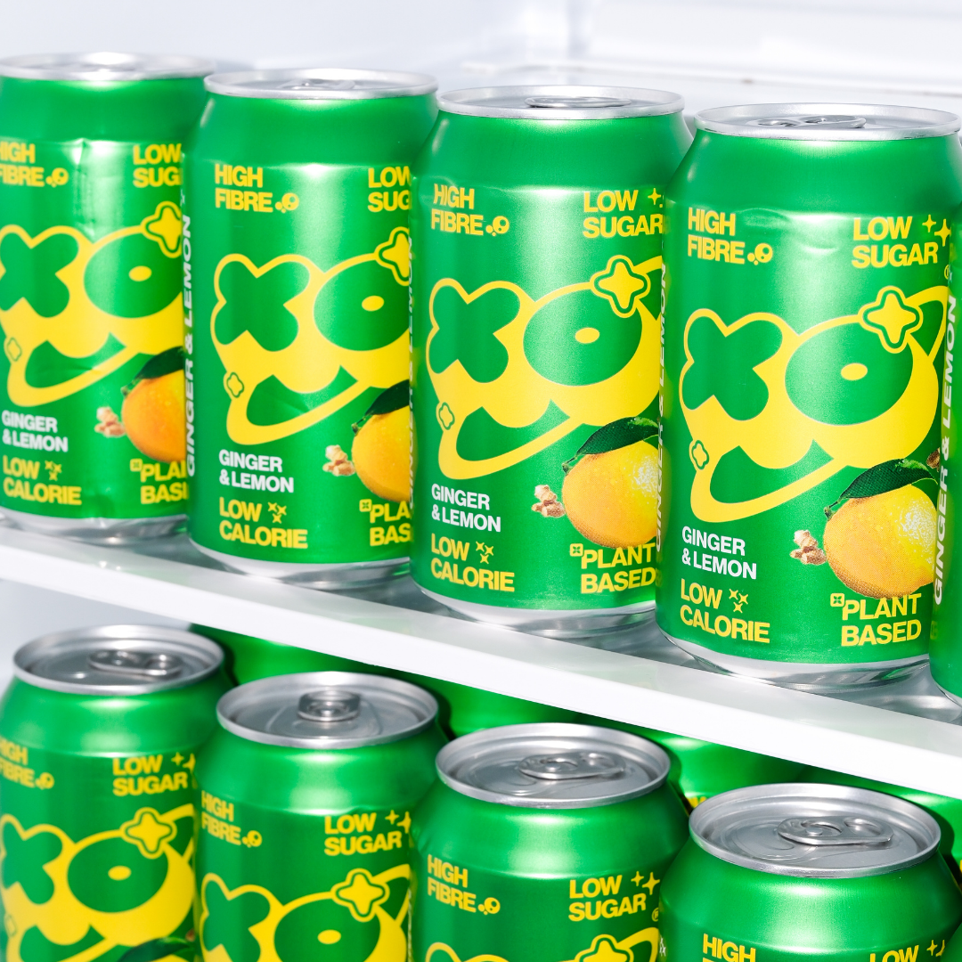XO Ginger & Lemon Soda - 12er Pack