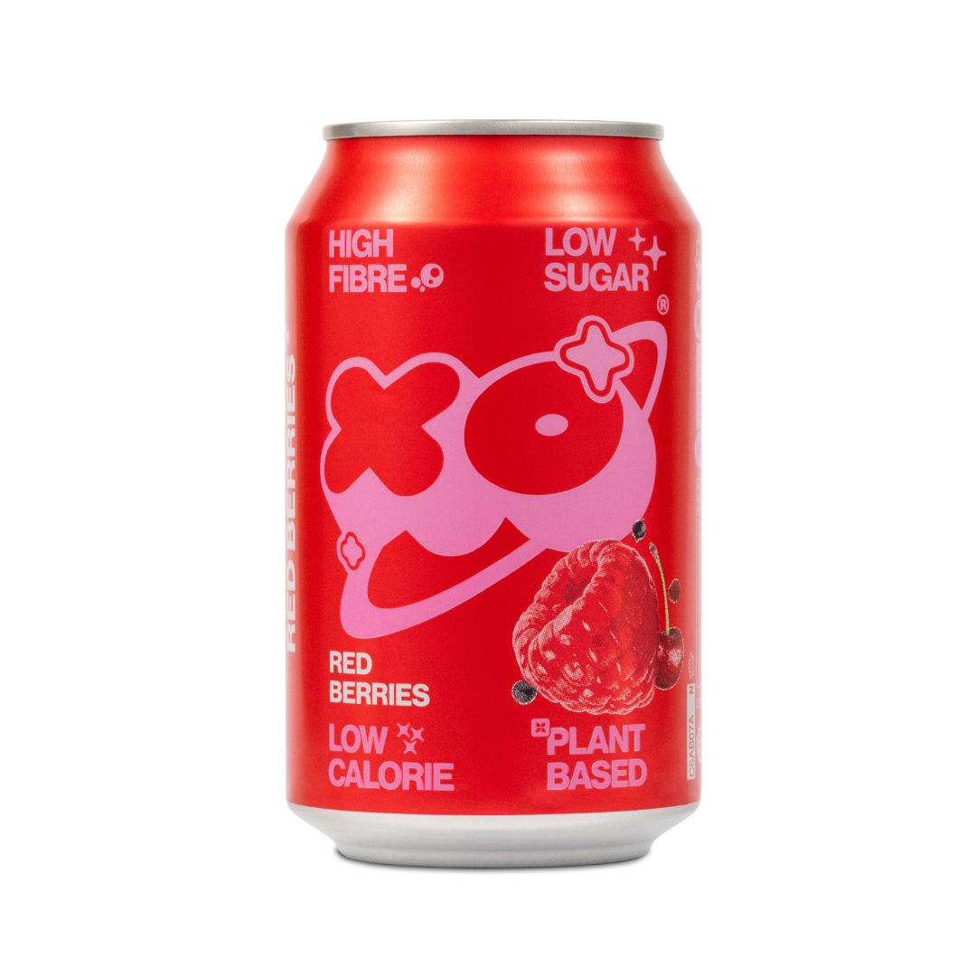 XO Red Berries Prebiotic Soda - 12er Pack
