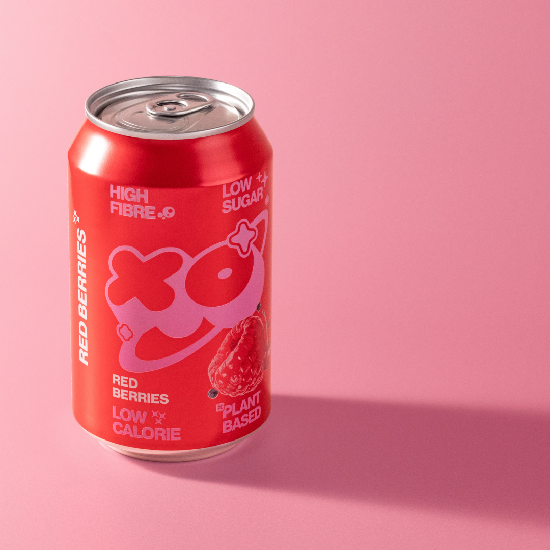 XO Red Berries Prebiotic Soda - 12er Pack