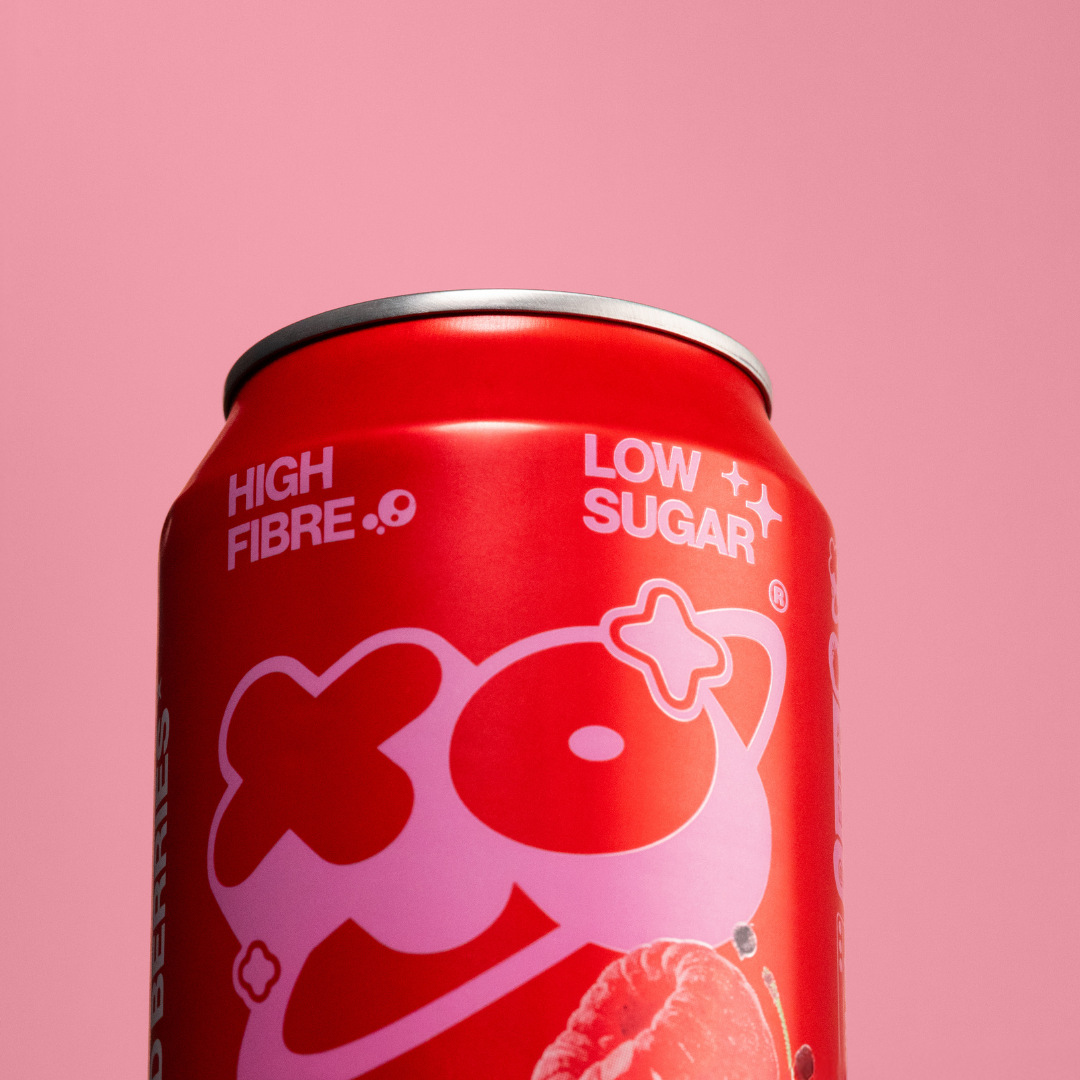 XO Red Berries Prebiotic Soda - 12er Pack