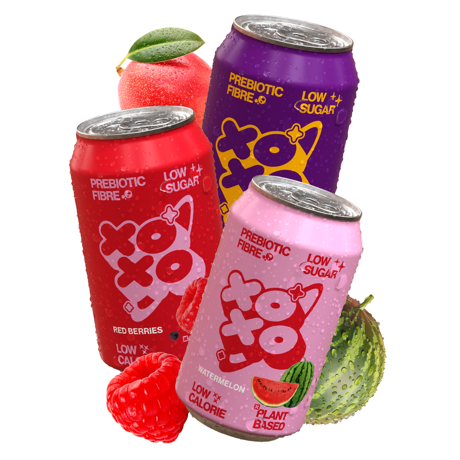 XOXO Prebiotic Soda - Mixed Pack