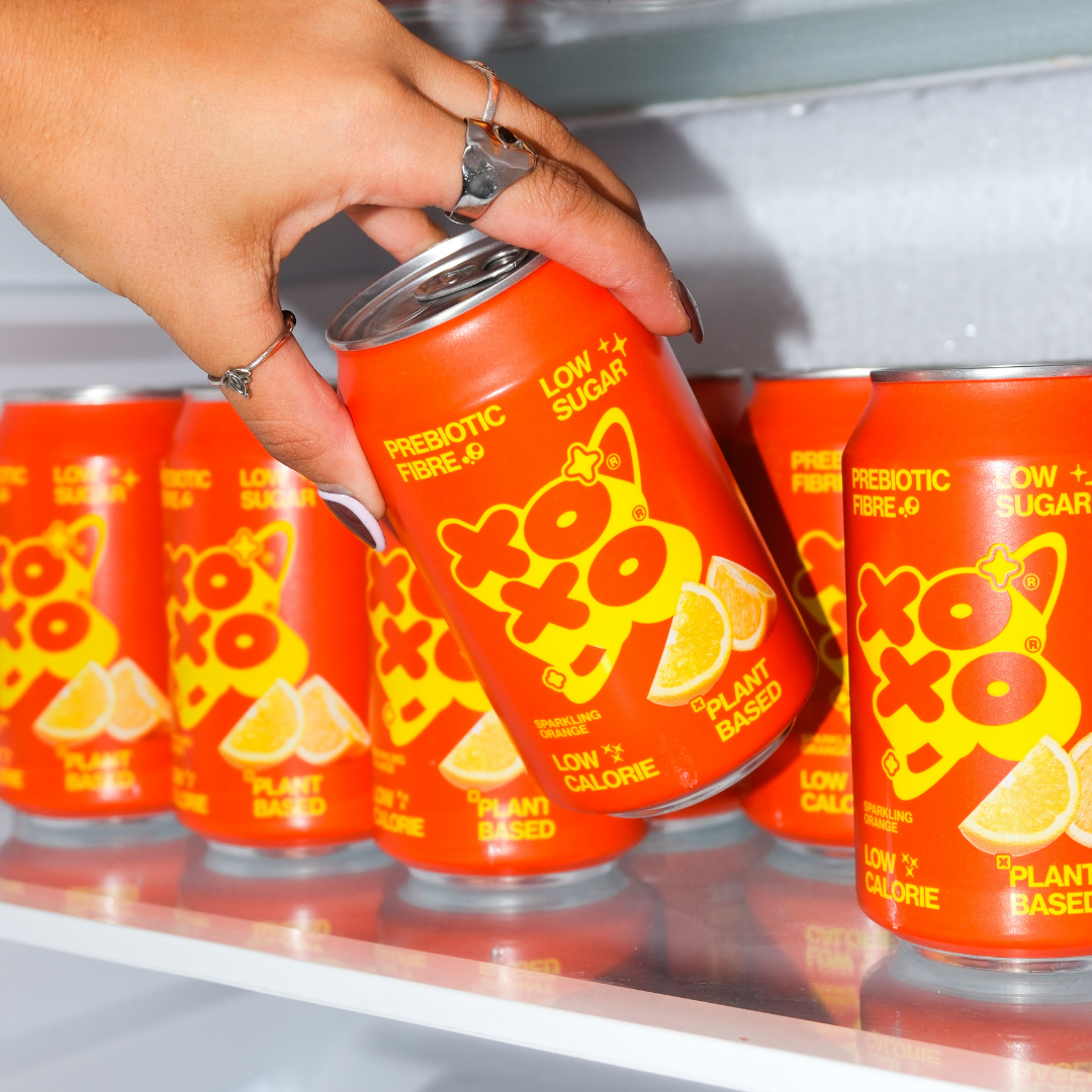 XOXO Orange Prebiotic Soda - 12 Pack