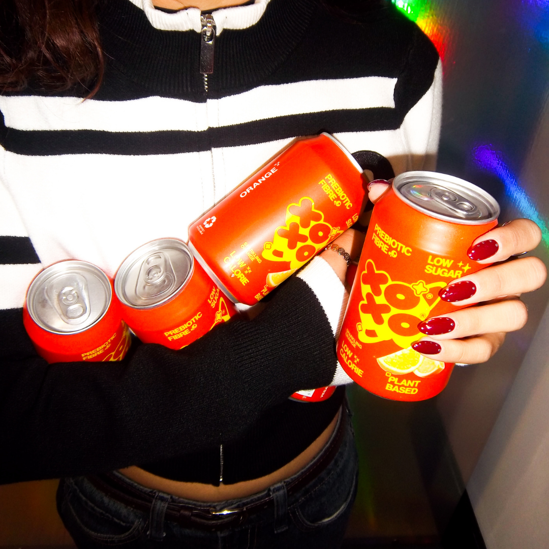 XOXO Orange Prebiotic Soda - 12 Pack