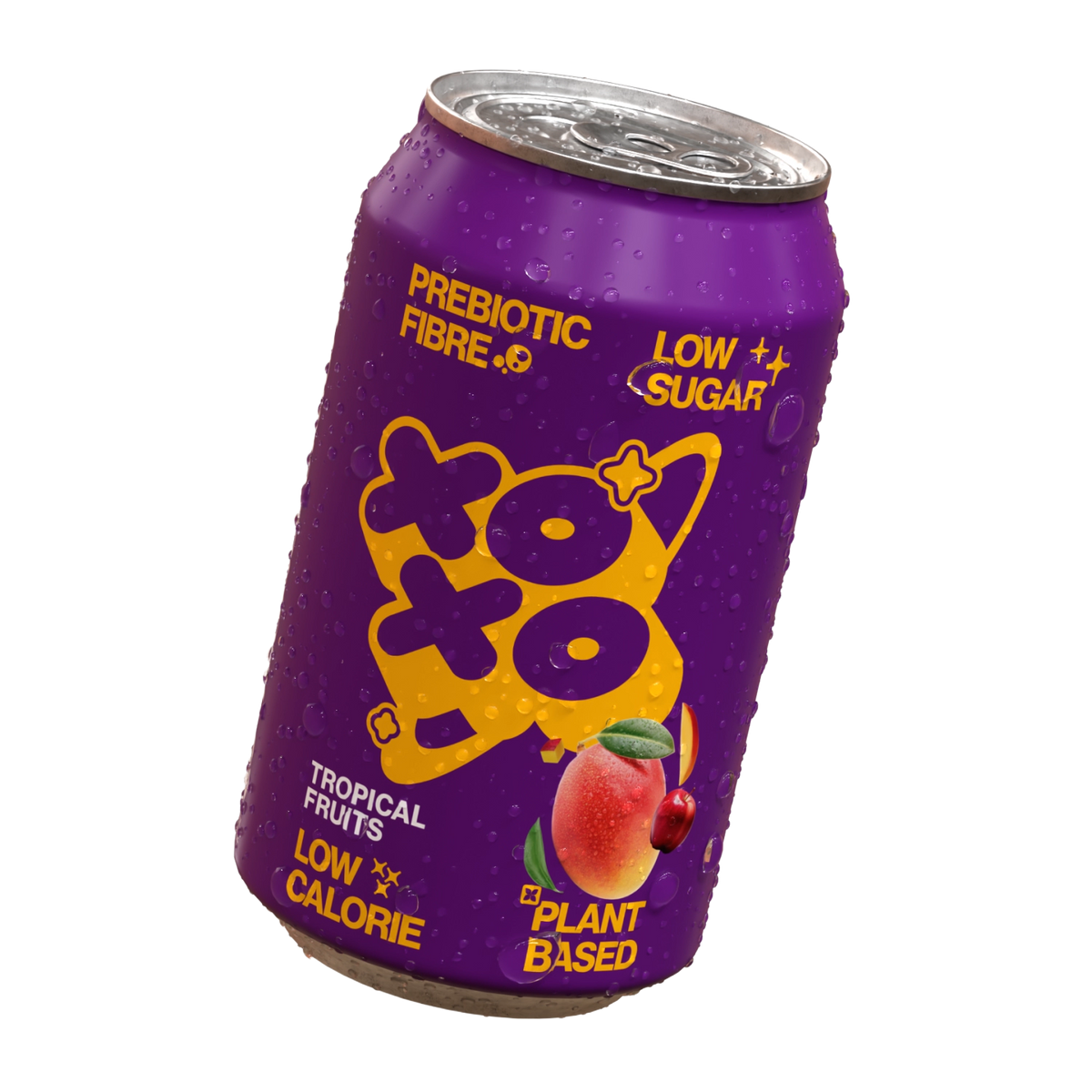XOXO Tropical Prebiotic Soda - 12 Pack