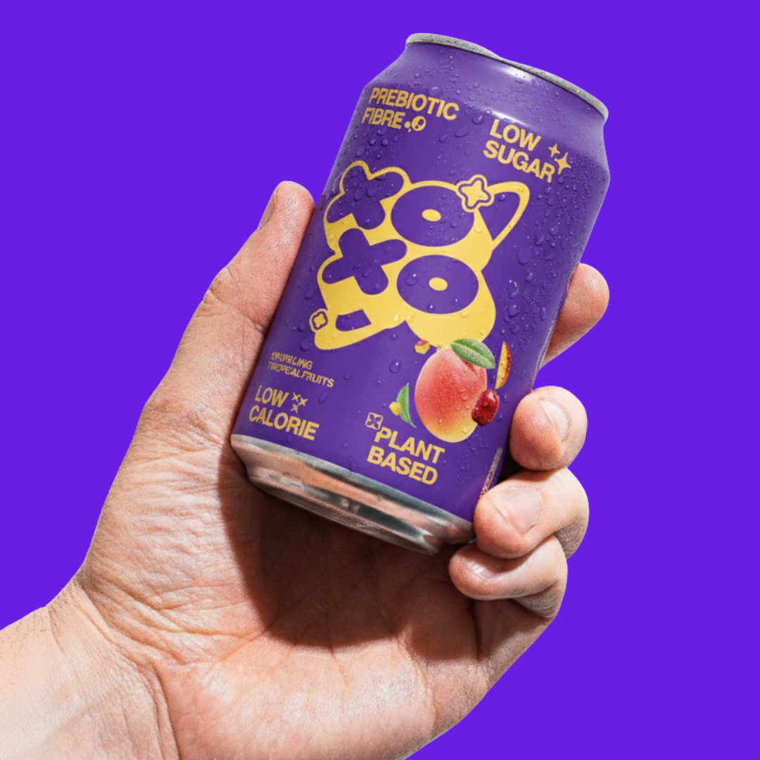 XOXO Tropical Prebiotic Soda - 12 Pack