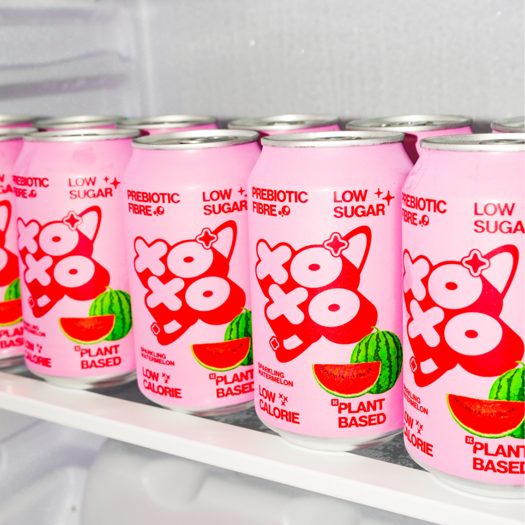 XOXO Watermelon Prebiotic Soda - 12 Pack