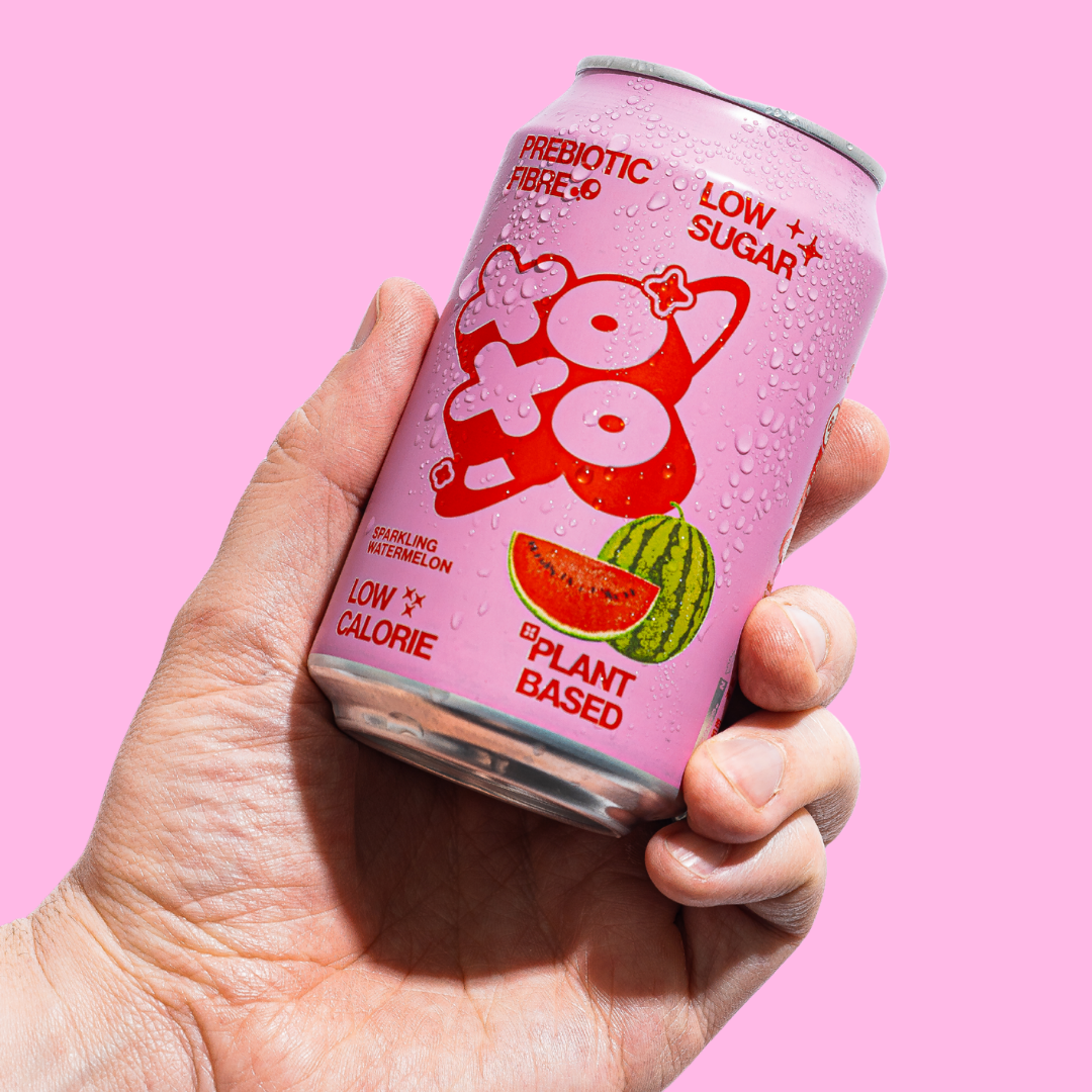 XOXO Watermelon Prebiotic Soda - 12 Pack