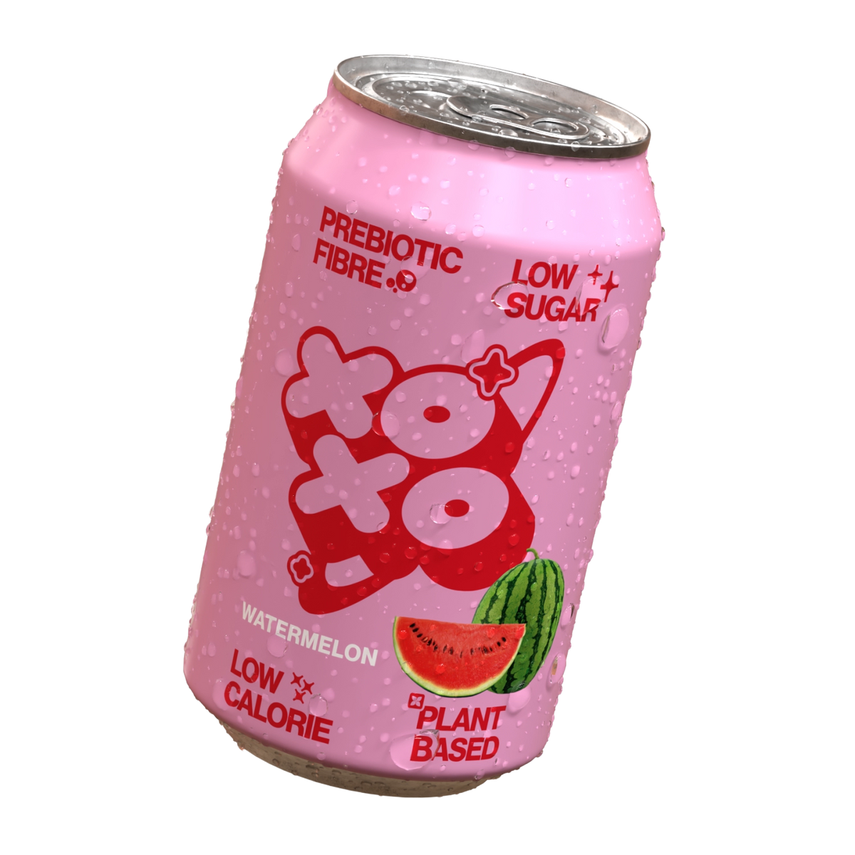 XOXO Watermelon Prebiotic Soda - 12 Pack