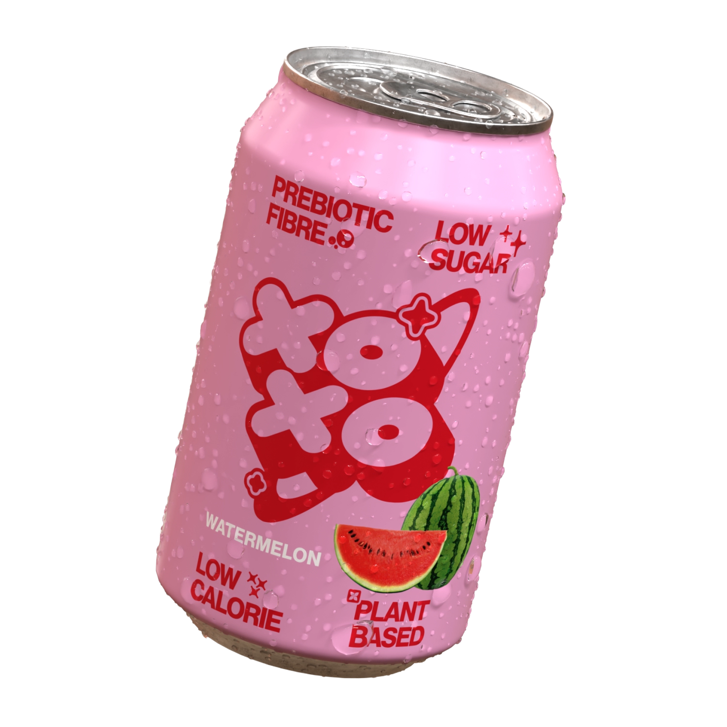 XOXO Watermelon Prebiotic Soda - 12 Pack