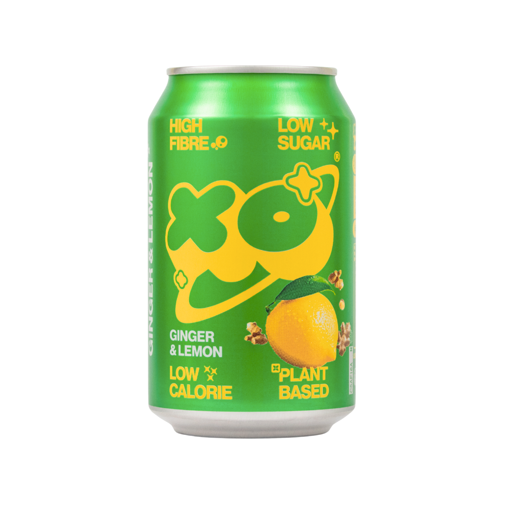 XO Ginger & Lemon Prebiotic Soda - 12er Pack Correct