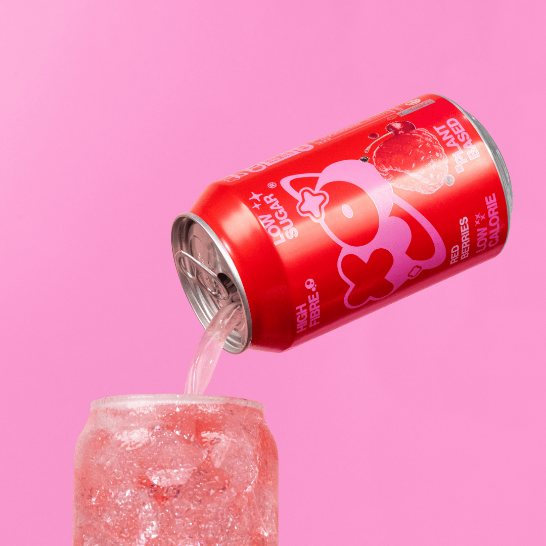 XO Red Berries Prebiotic Soda - 12er Pack