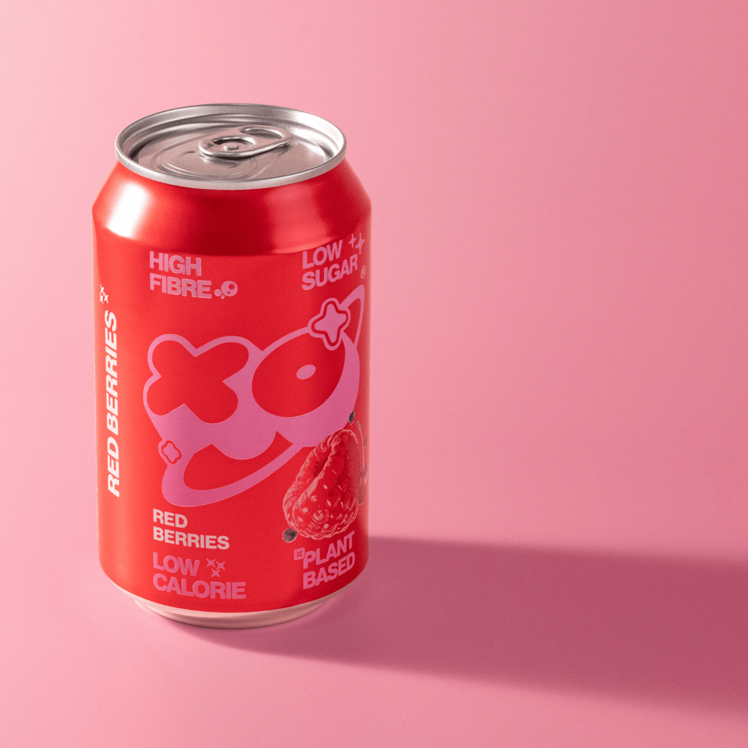 XO Red Berries Prebiotic Soda - 12er Pack - XOXO