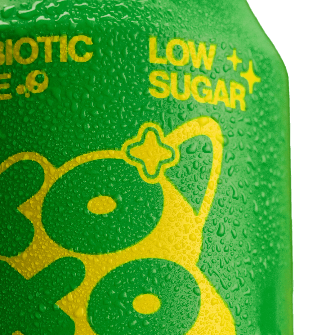 XOXO Ginger & Lemon Prebiotic Soda - 12 Pack - XOXO