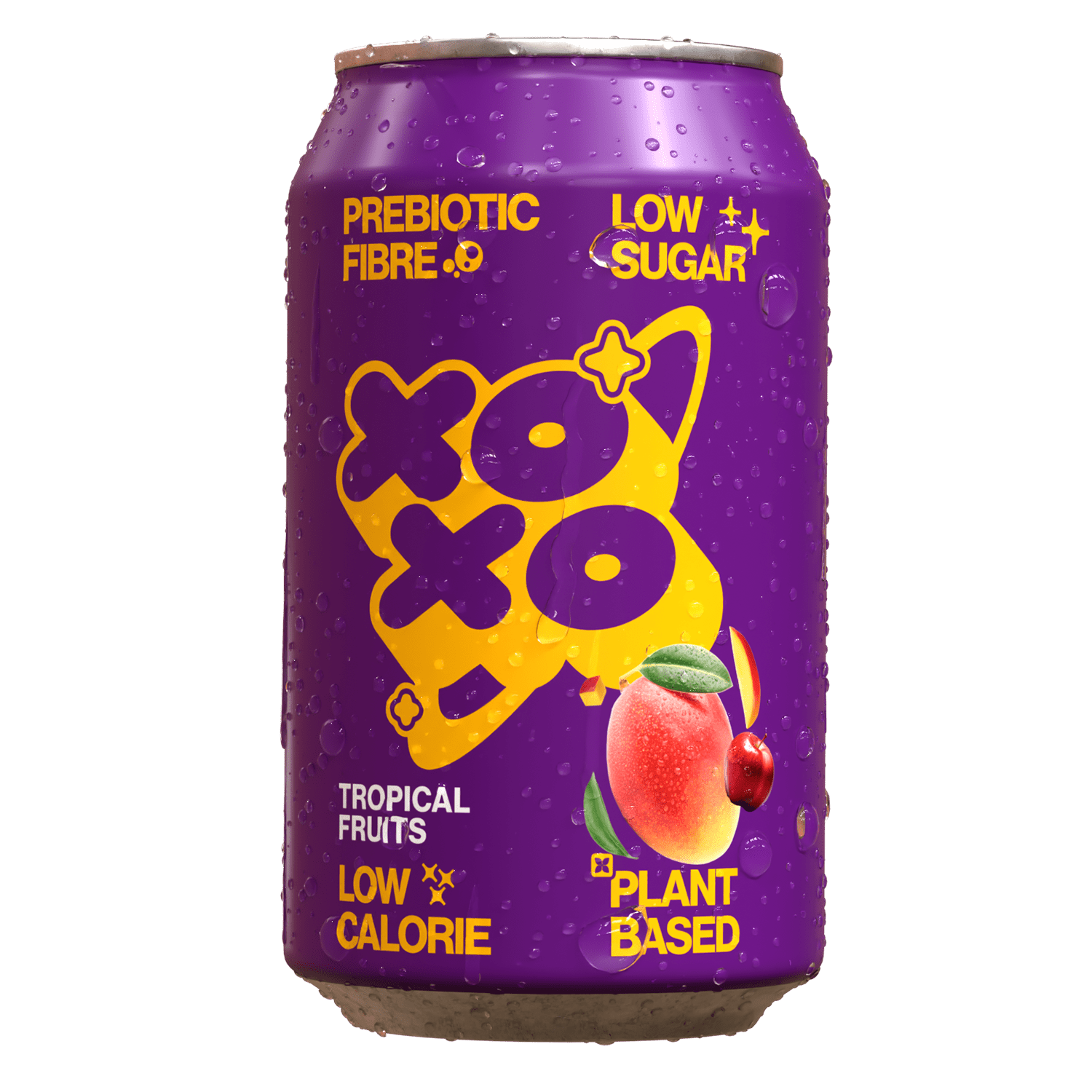 XOXO Tropical Prebiotic Soda - 12 Pack - XOXO